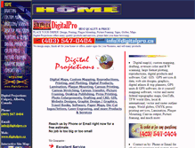 Tablet Screenshot of digitalpro.ca